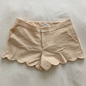 Club Monaco scalloped shorts